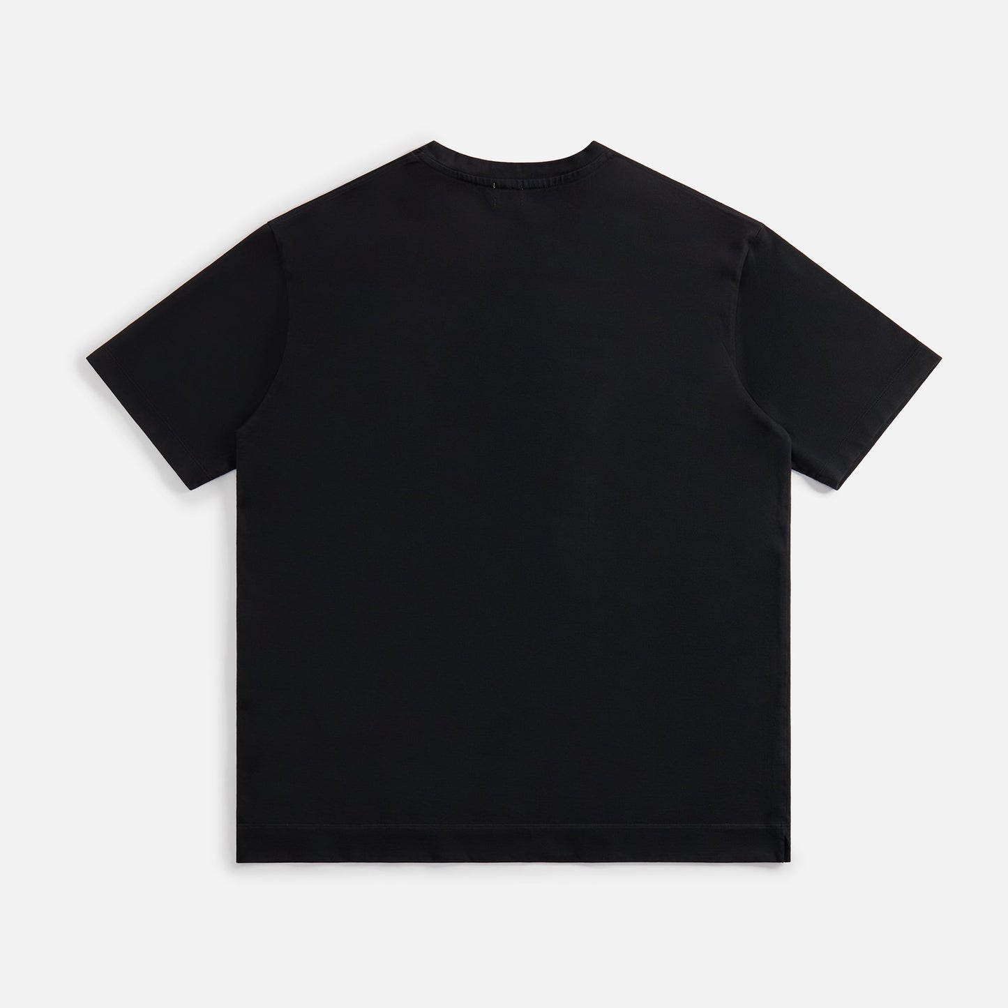 Massimo Alba Nevis Tee Organic Cotton Jersey - Black