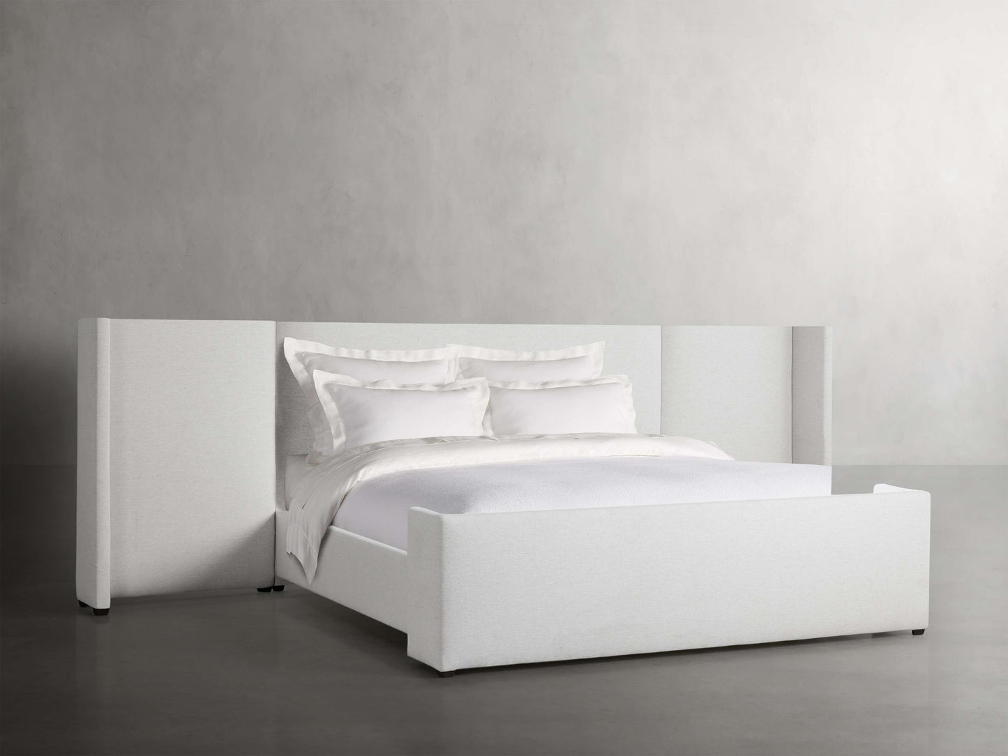 Wyller Extended Headboard Bed with High Footboard