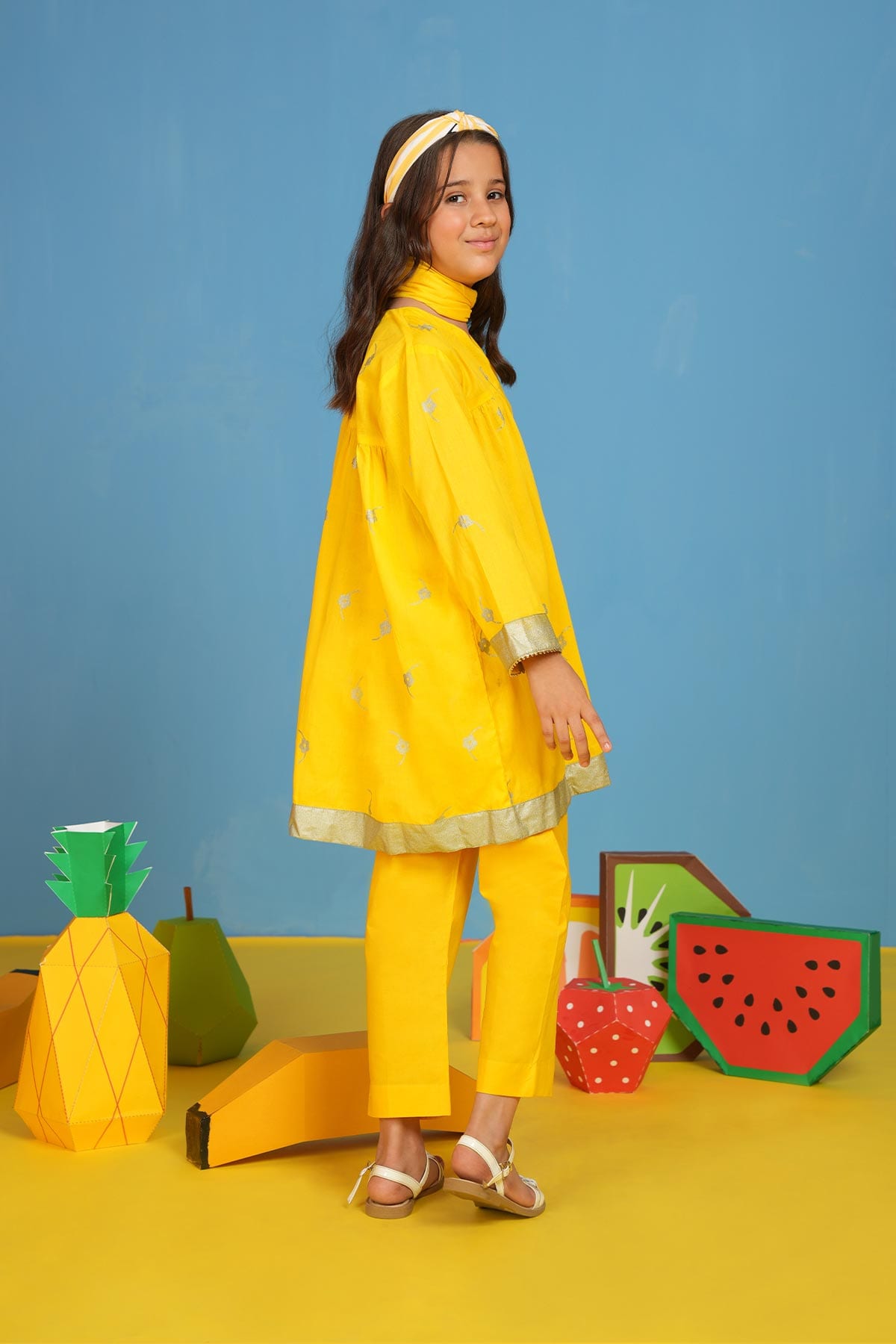 3 Pc Printed Lawn Suit