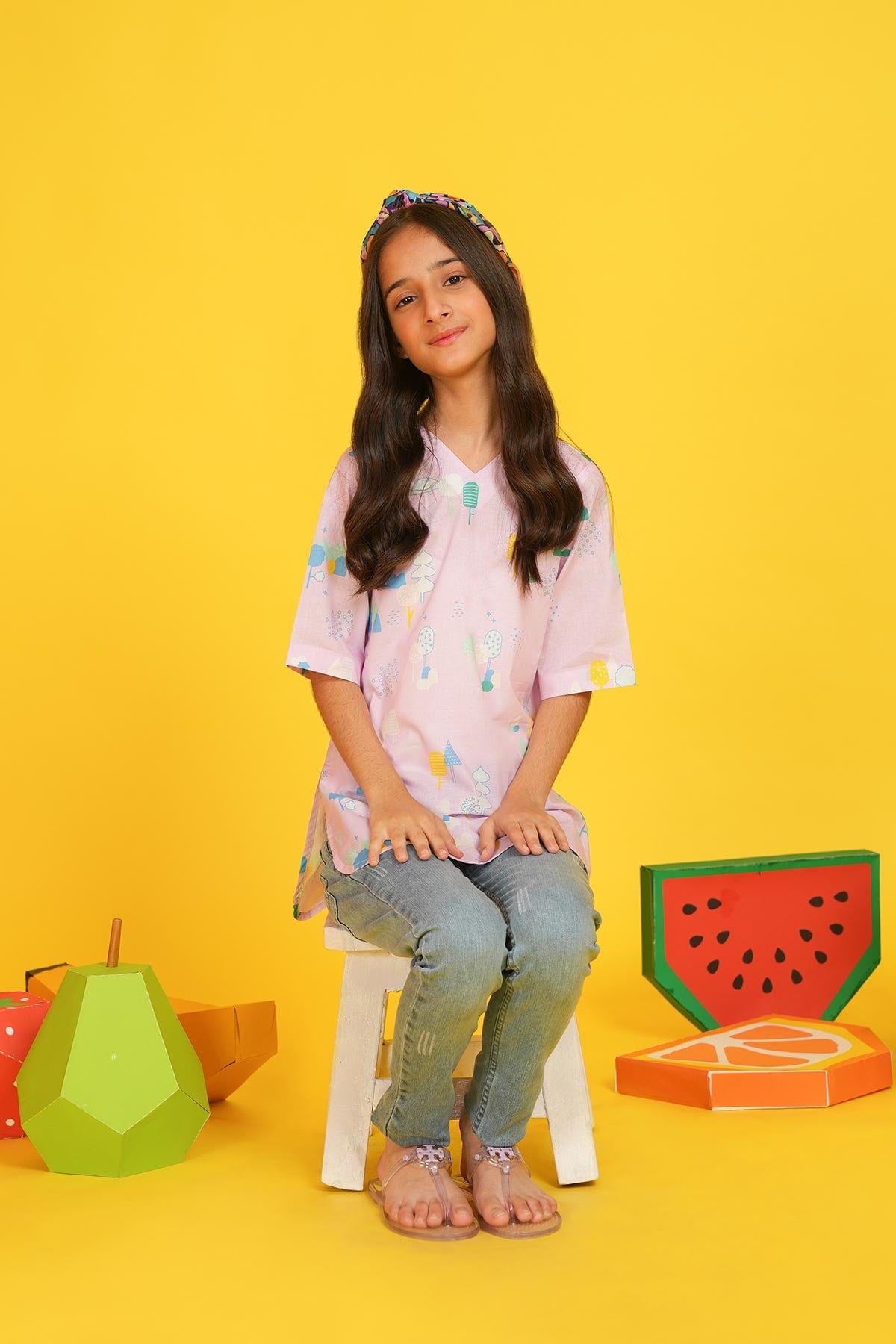 Printed Cambric Shirt