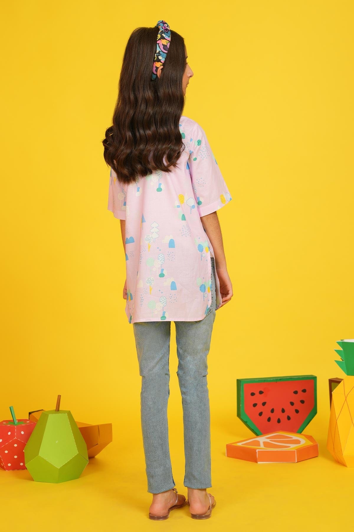 Printed Cambric Shirt