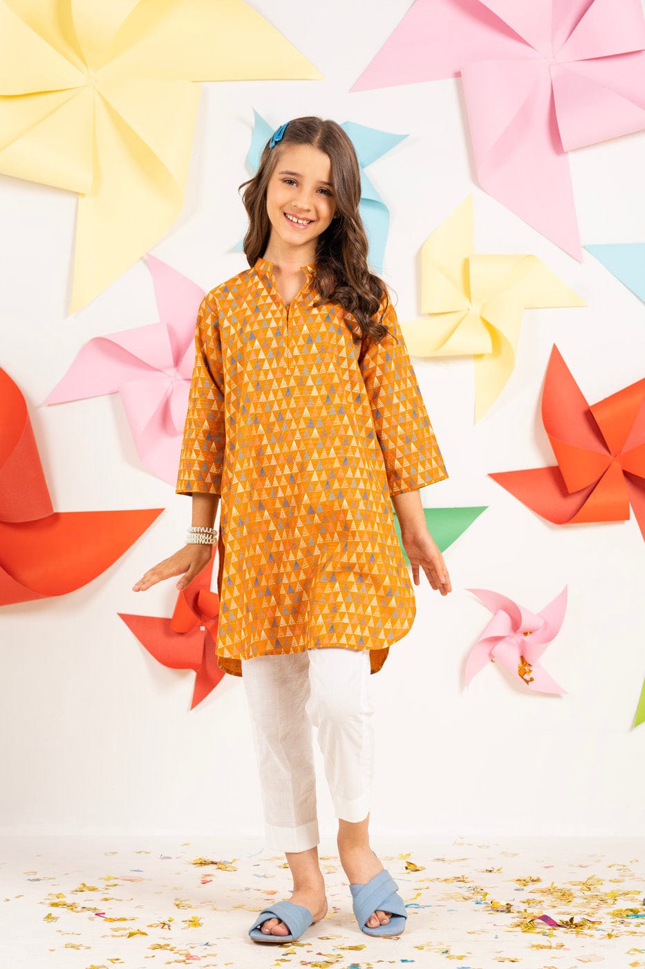 Printed Khaddar Shirt