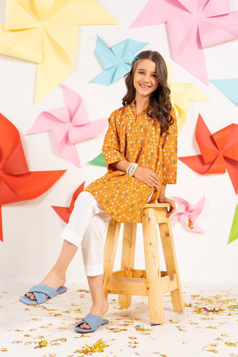 Printed Khaddar Shirt