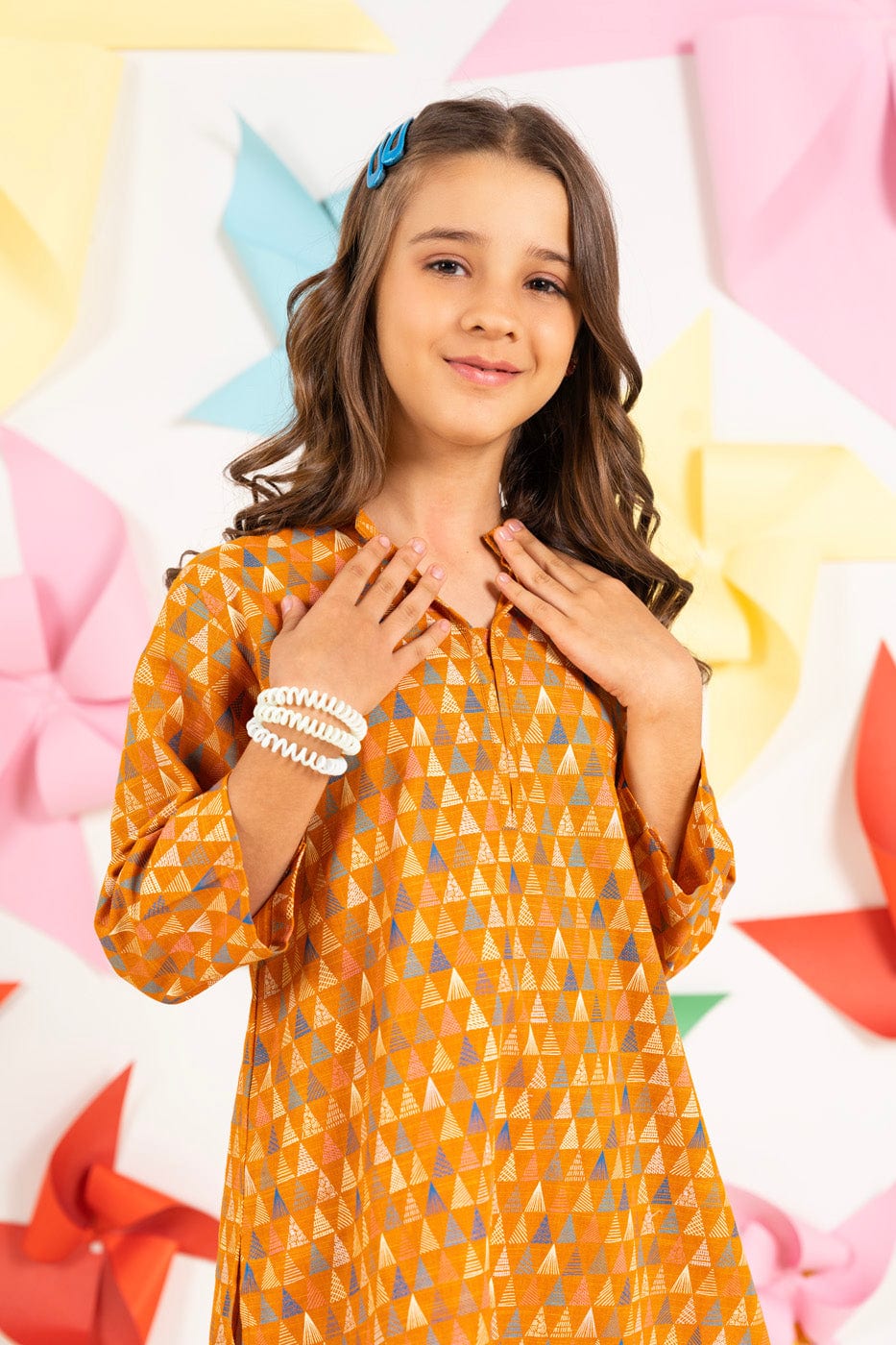 Printed Khaddar Shirt