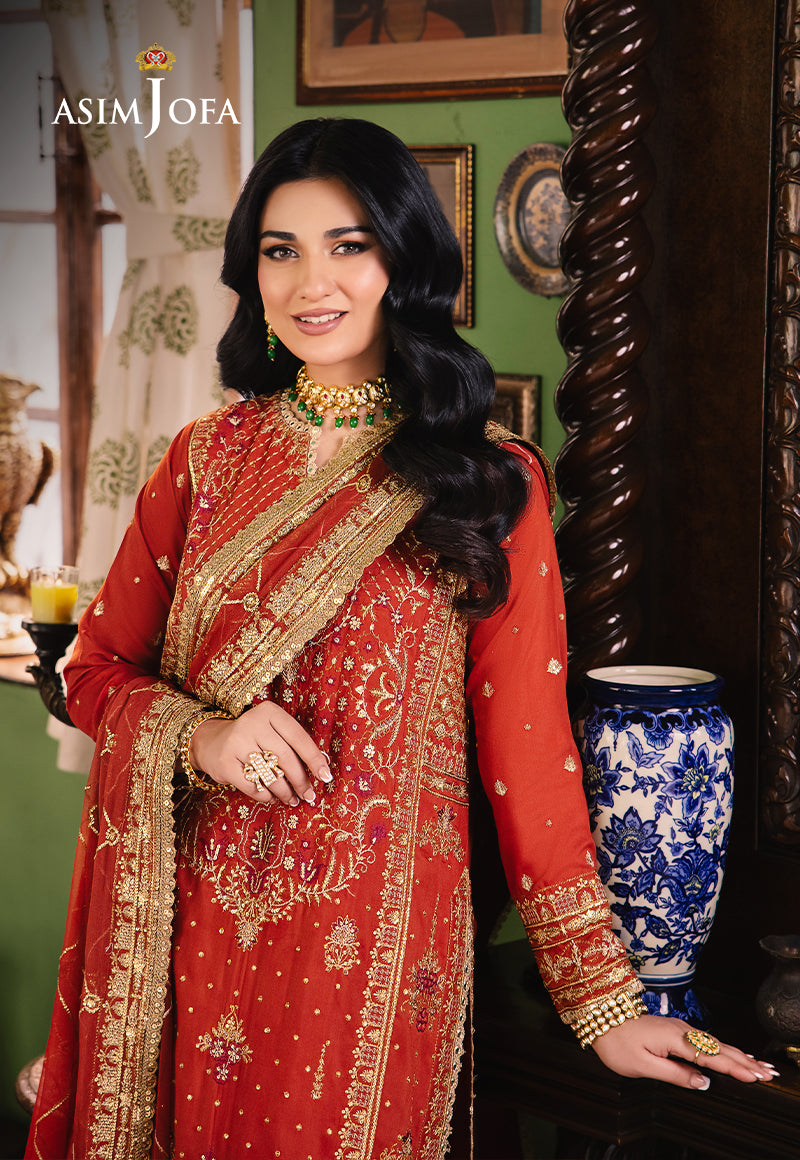 AJLP-04 EMBROIDERED TWISTED LAWN 3PCS