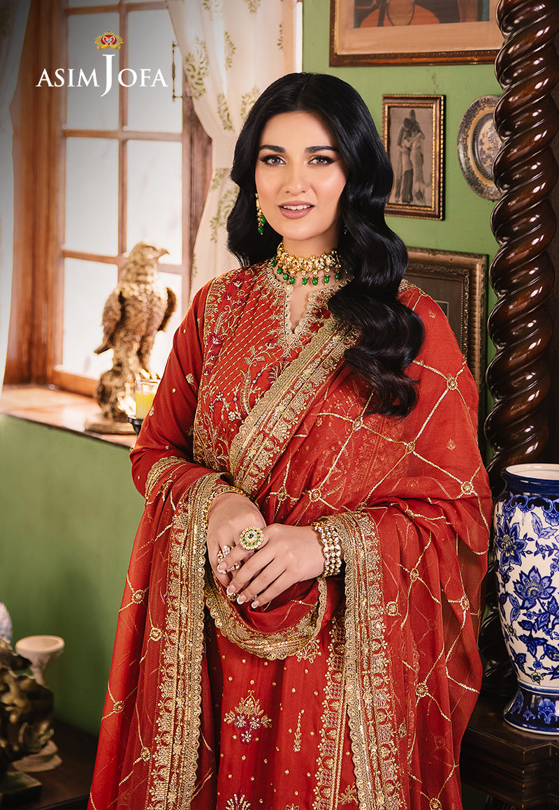 AJLP-04 EMBROIDERED TWISTED LAWN 3PCS