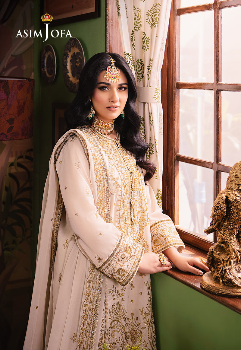 AJLP-05 EMBROIDERED TWISTED LAWN 3PCS