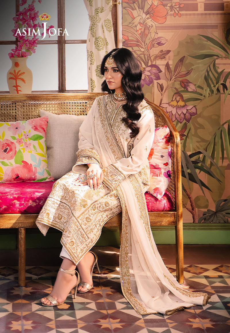 AJLP-05 EMBROIDERED TWISTED LAWN 3PCS