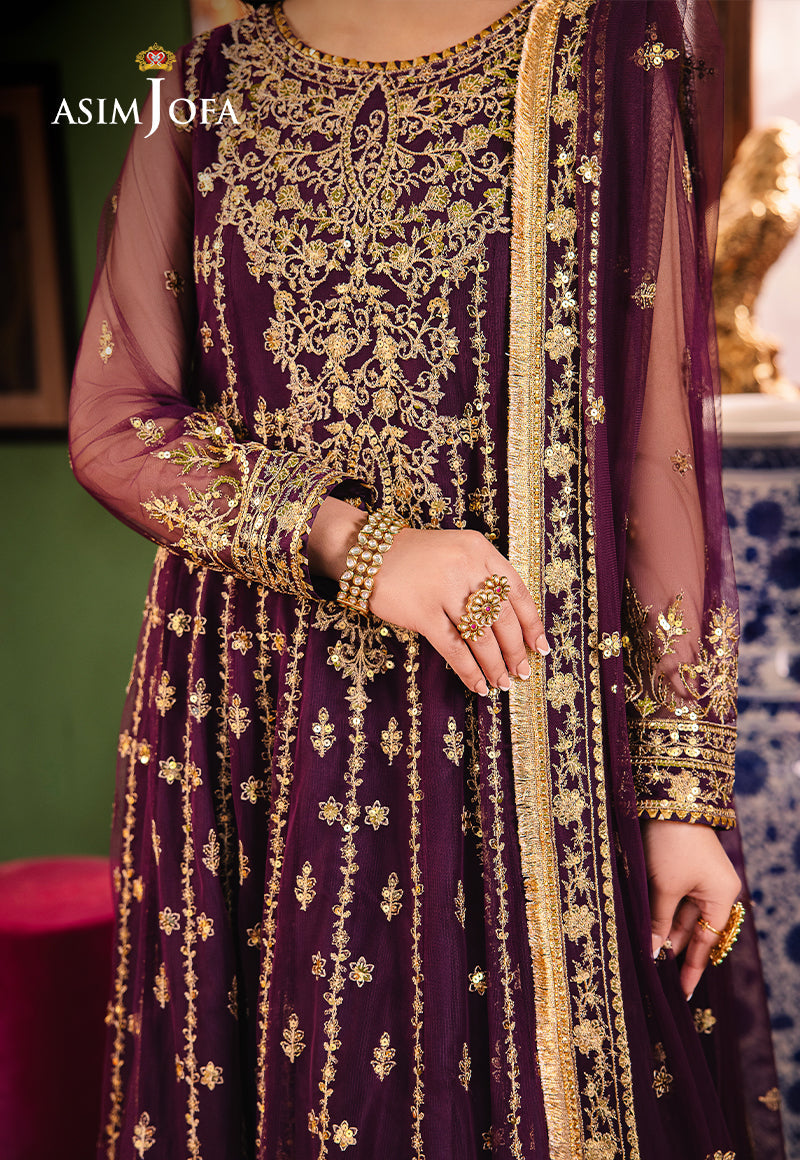 AJLP-03 EMBROIDERED POLY NET 3PCS