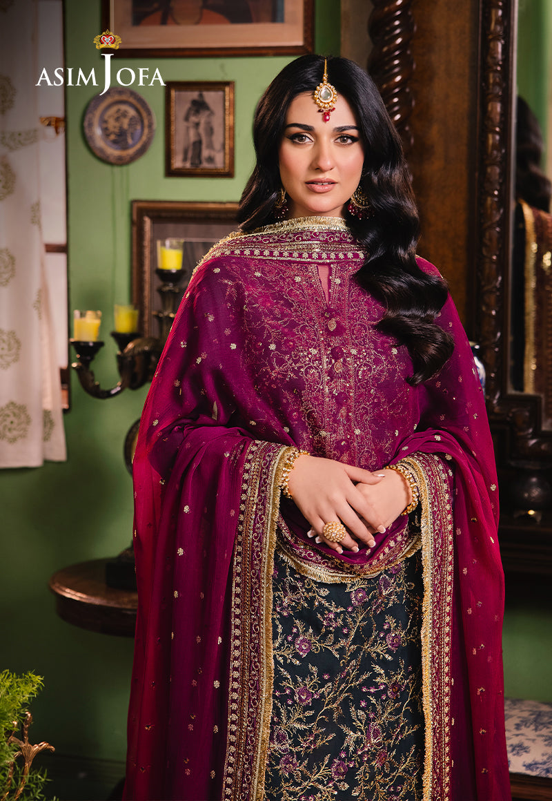 AJLP-01 EMBROIDERED TWISTED LAWN 3PCS