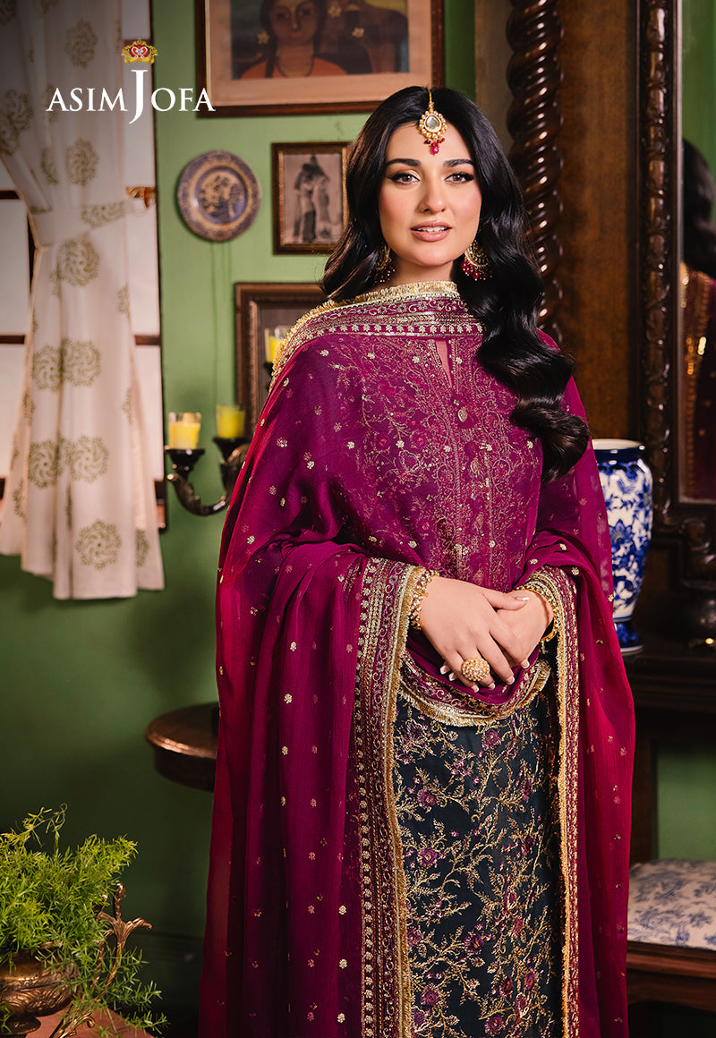 AJLP-01 EMBROIDERED TWISTED LAWN 3PCS