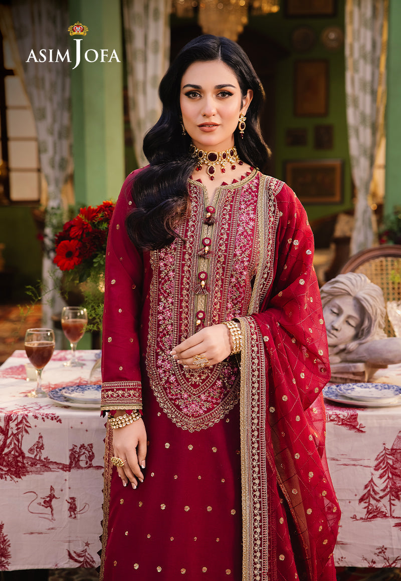 AJLP-06 EMBROIDERED TWISTED LAWN 3PCS