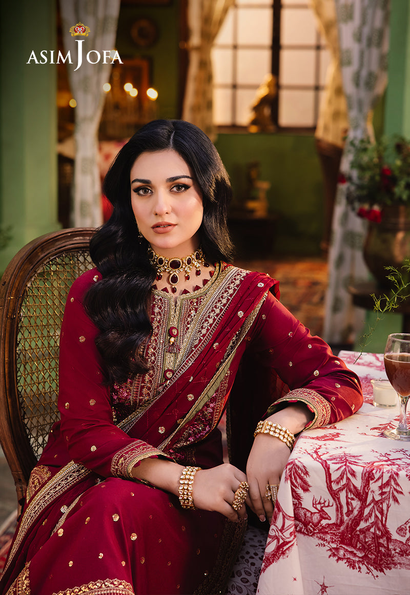 AJLP-06 EMBROIDERED TWISTED LAWN 3PCS