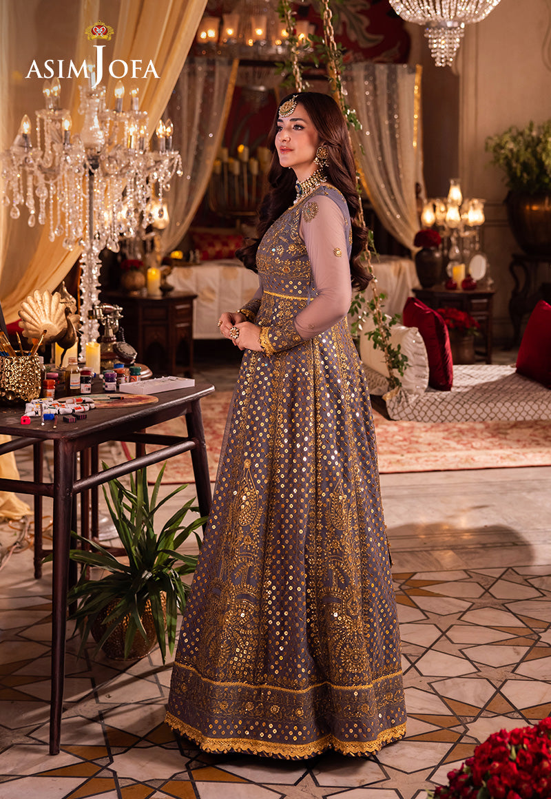 AJCR-10 EMBROIDERED NET 3 PCS