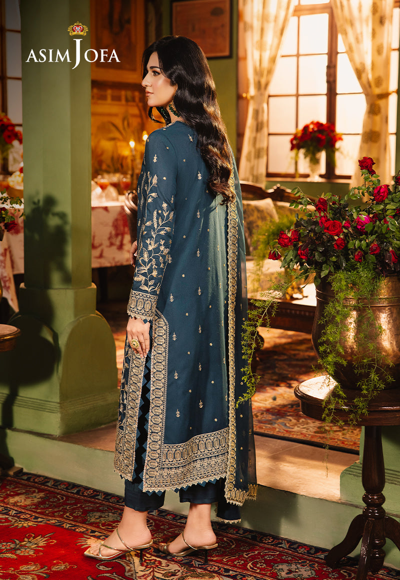 AJLP-07 EMBROIDERED TWISTED LAWN 3PCS