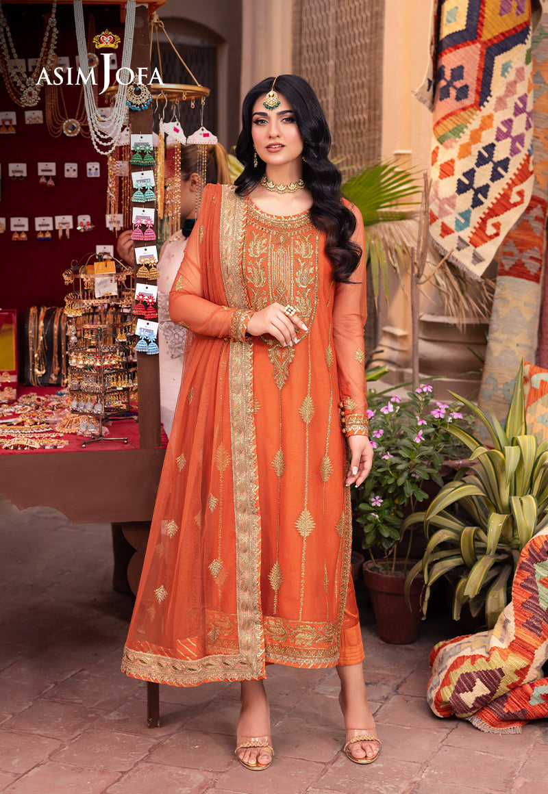 AJEM-08 EMBROIDERED NET 3 PCS