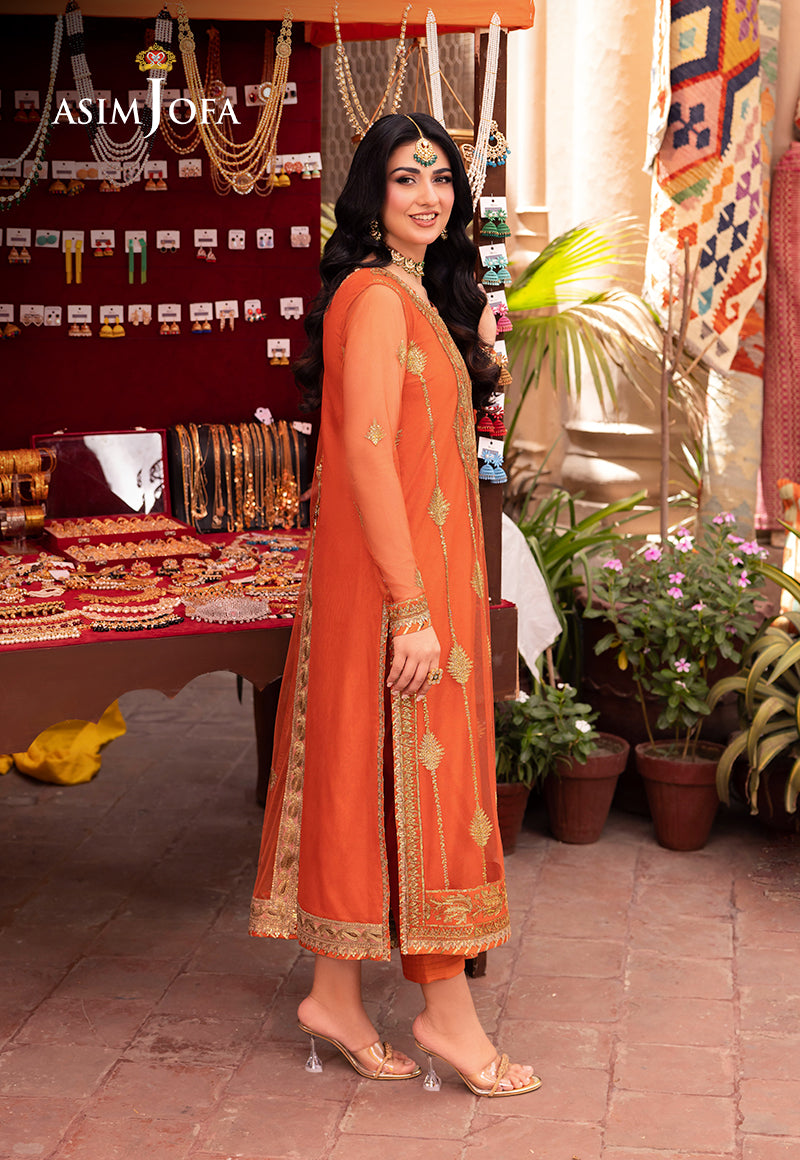 AJEM-08 EMBROIDERED NET 3 PCS