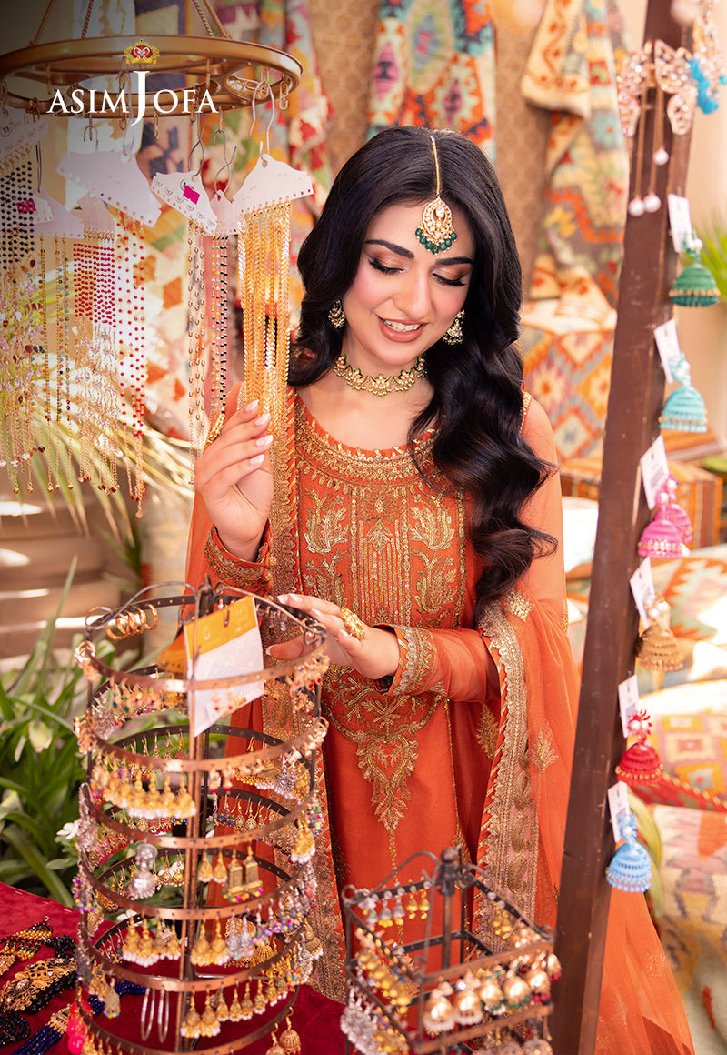AJEM-08 EMBROIDERED NET 3 PCS