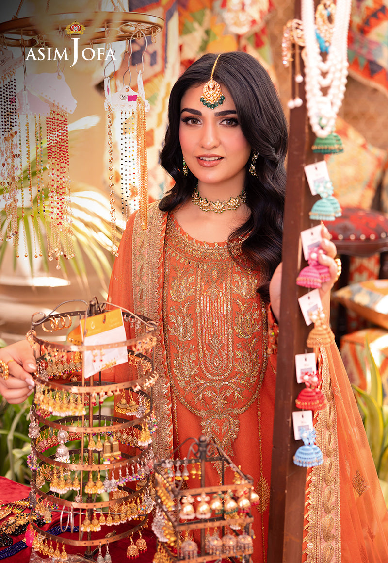 AJEM-08 EMBROIDERED NET 3 PCS
