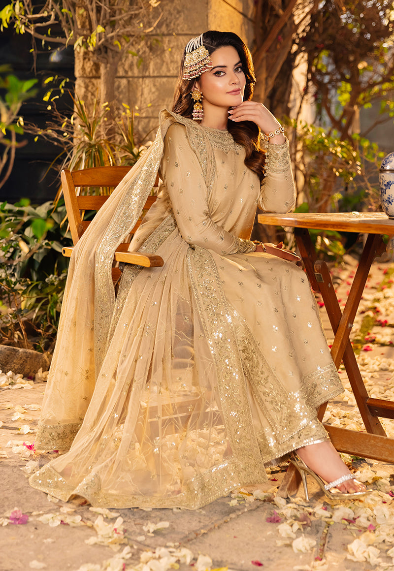 AJSM-45 EMBROIDERED POLY LAWN 3 PCS