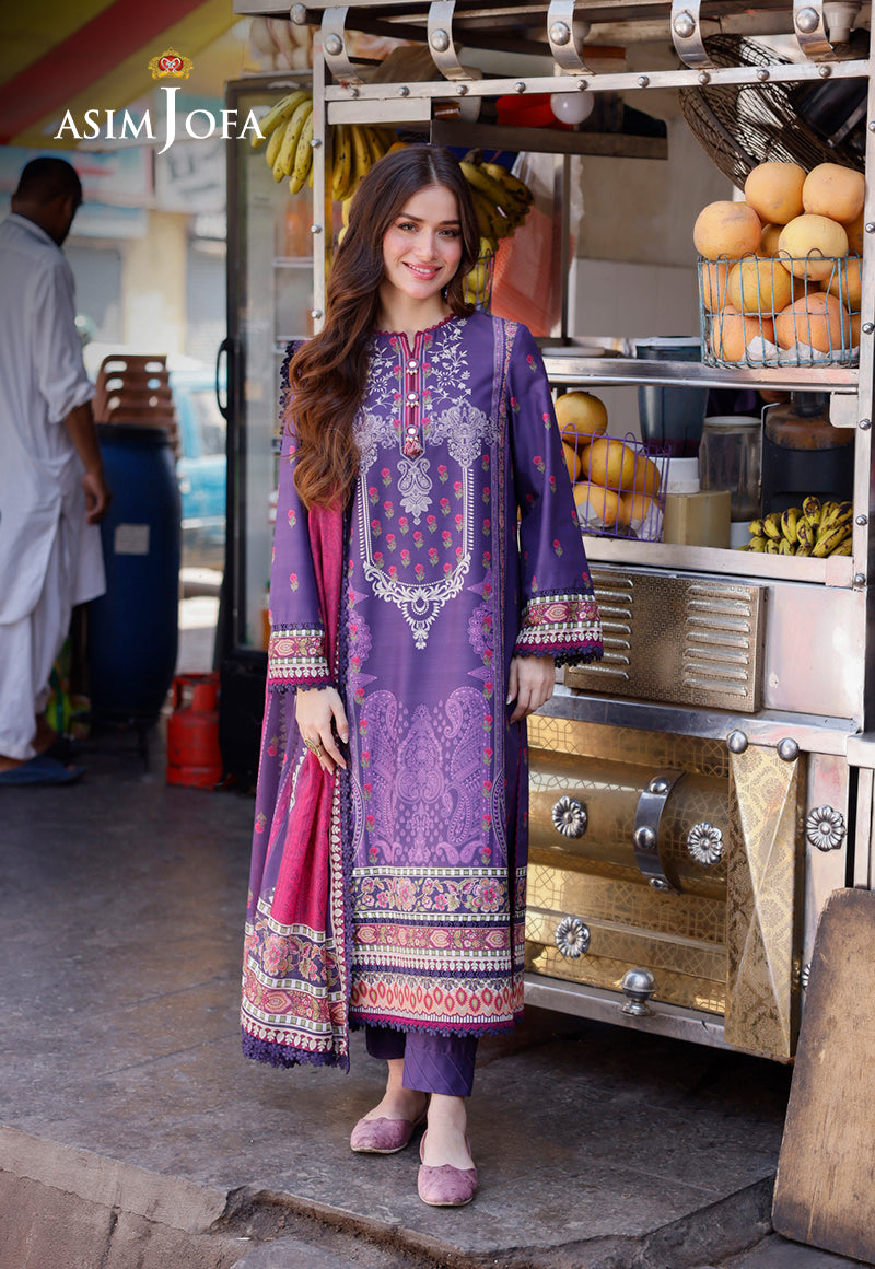 AJPL-11 PRINTED ARABIC LAWN 3 PCS