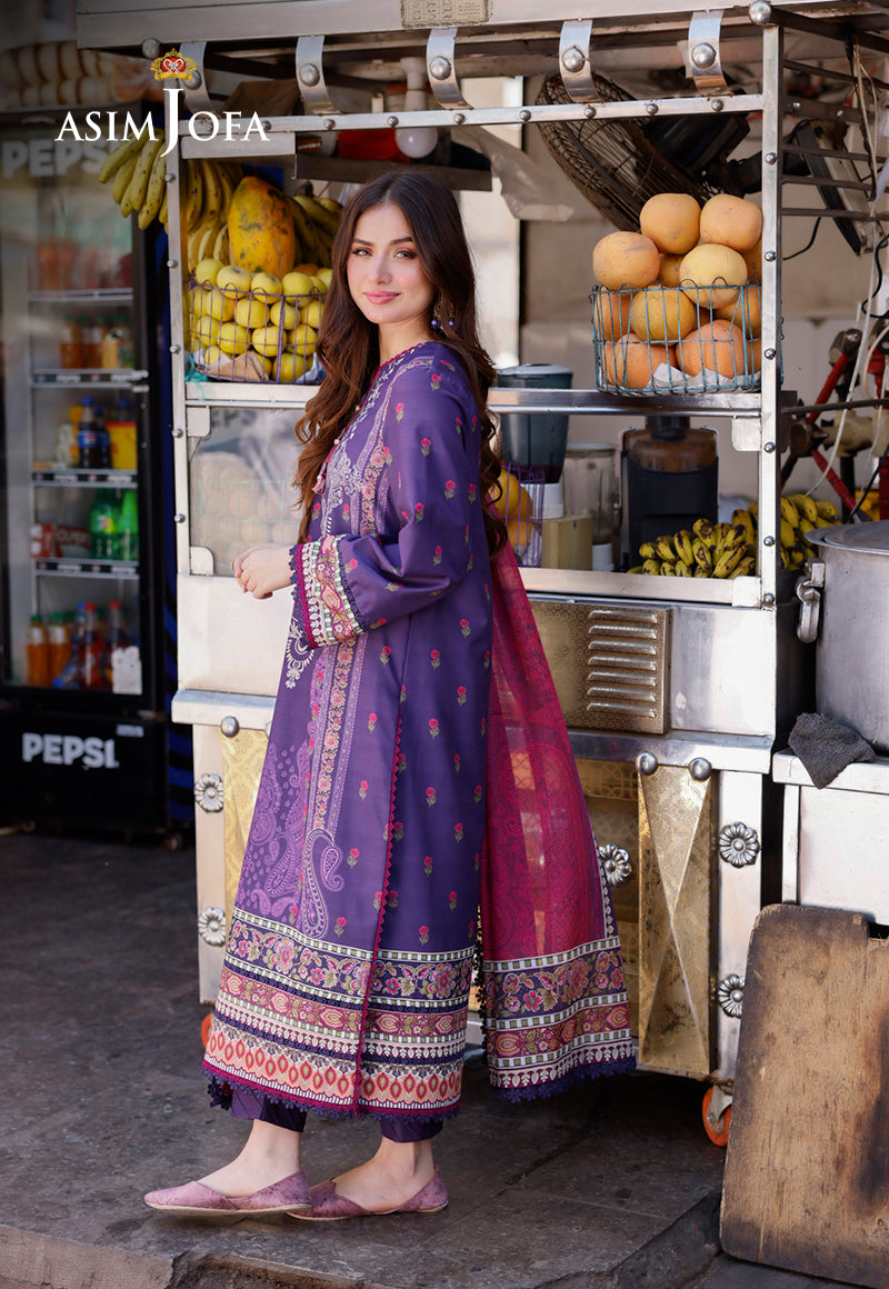 AJPL-11 PRINTED ARABIC LAWN 3 PCS