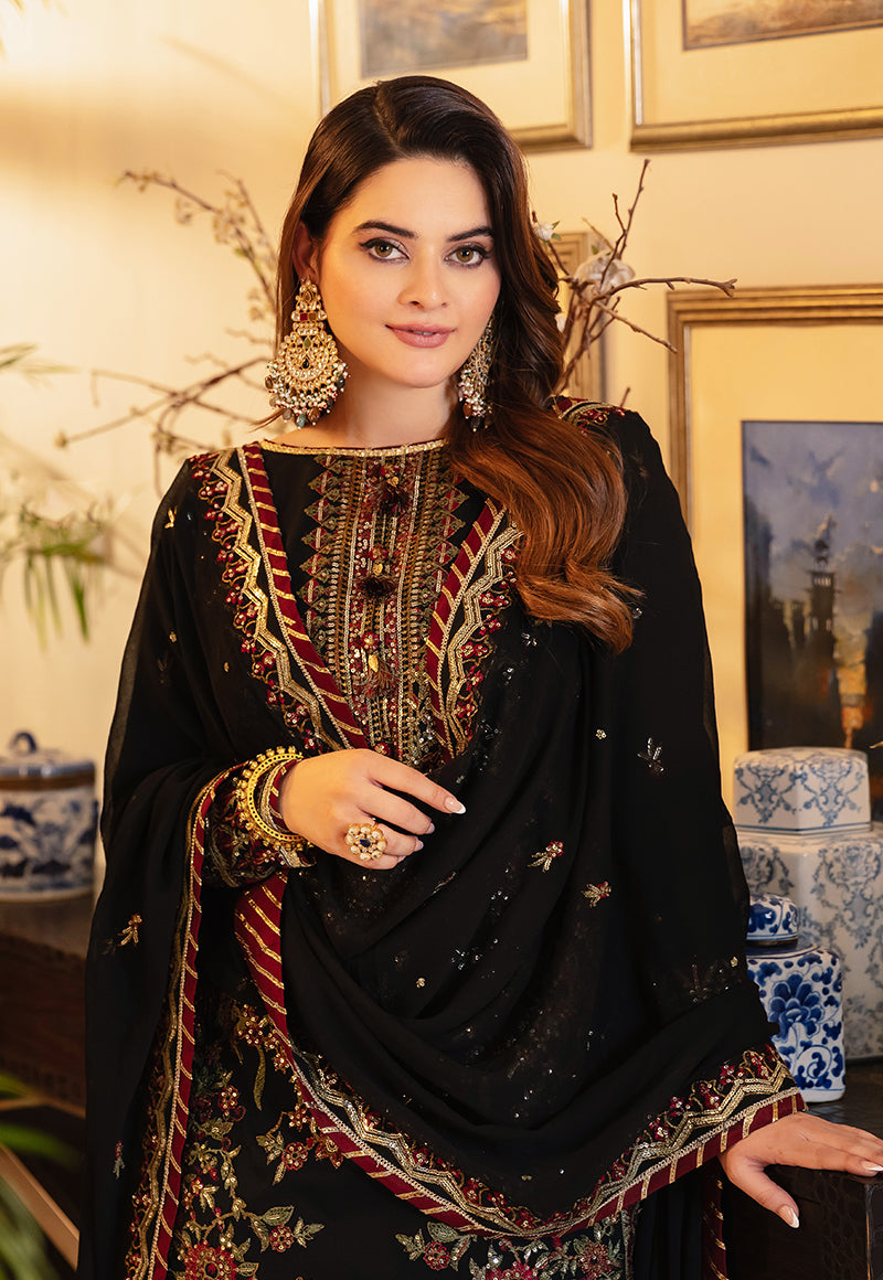 AJSM-30 EMBROIDERED POLY COTTON 3 PCS