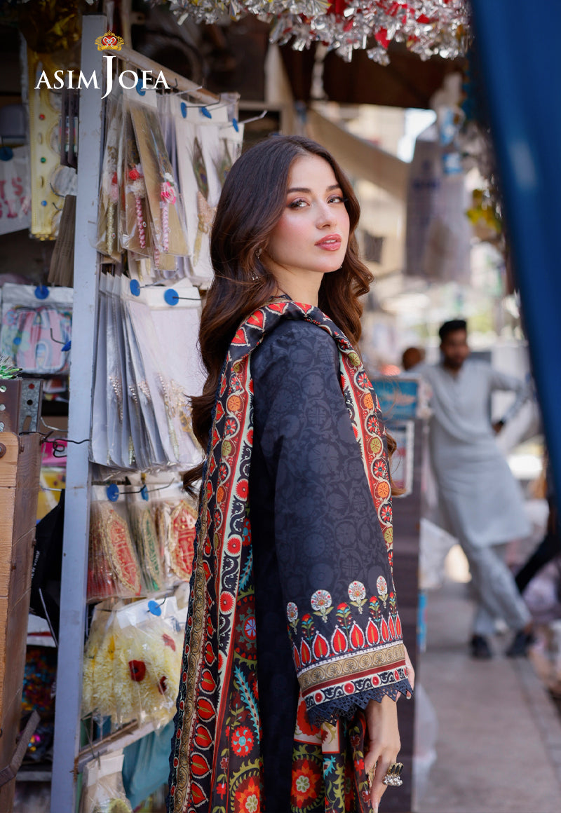 AJPL-09 PRINTED ARABIC LAWN 3 PCS