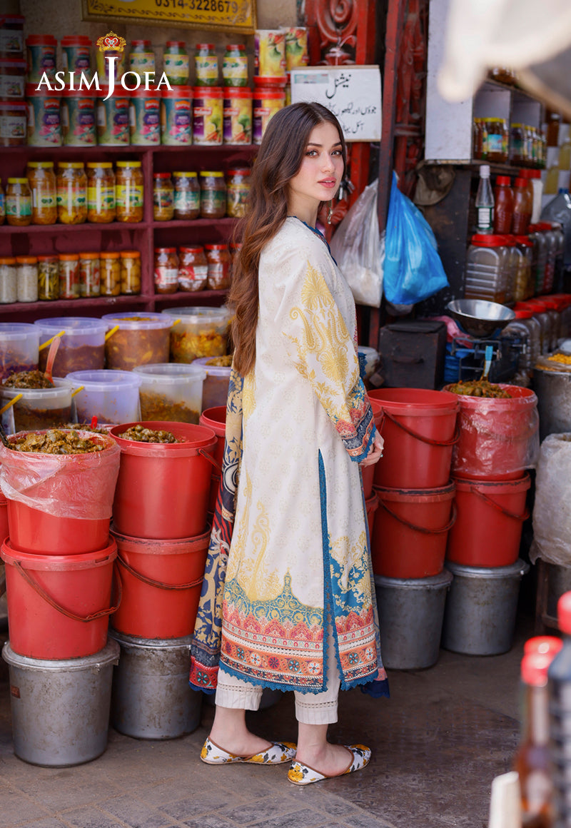 AJPL-18 PRINTED ARABIC LAWN 3 PCS