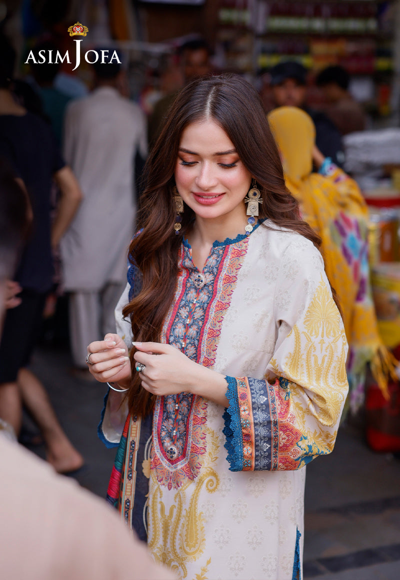 AJPL-18 PRINTED ARABIC LAWN 3 PCS