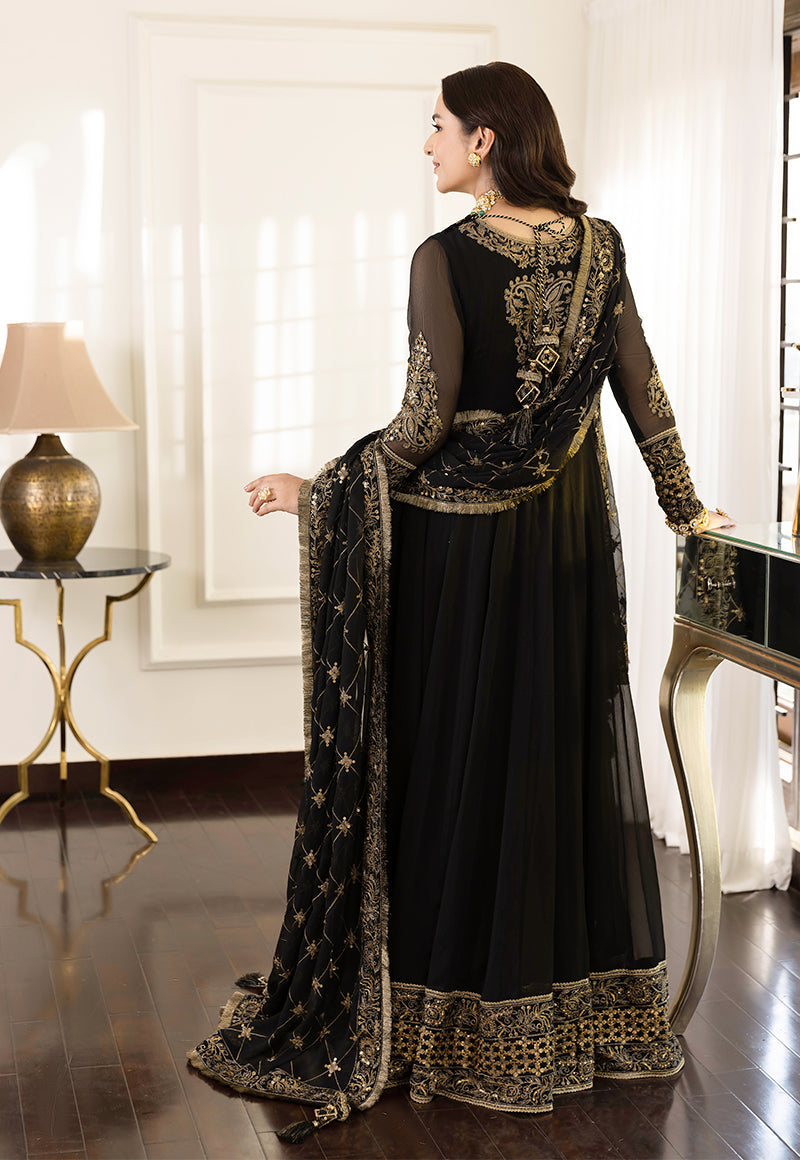 AJSM-35 EMBROIDERED CHIFFON 3 PCS