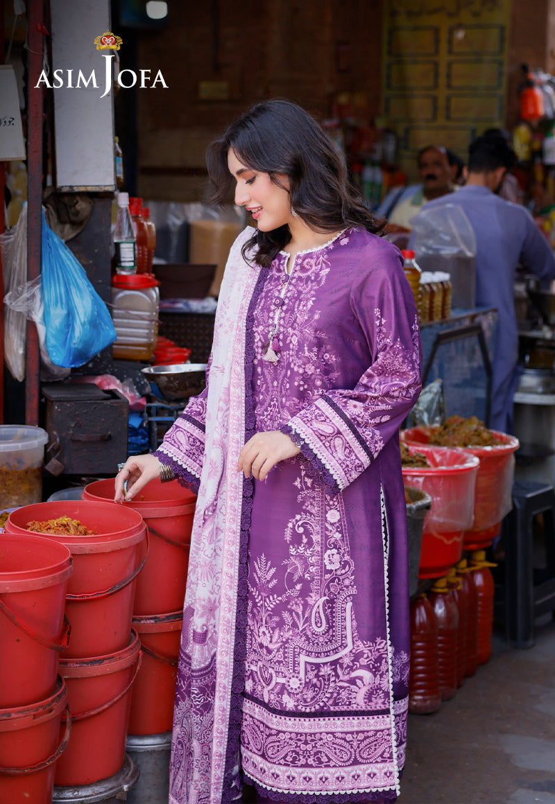 AJPL-20 PRINTED ARABIC LAWN 3 PCS