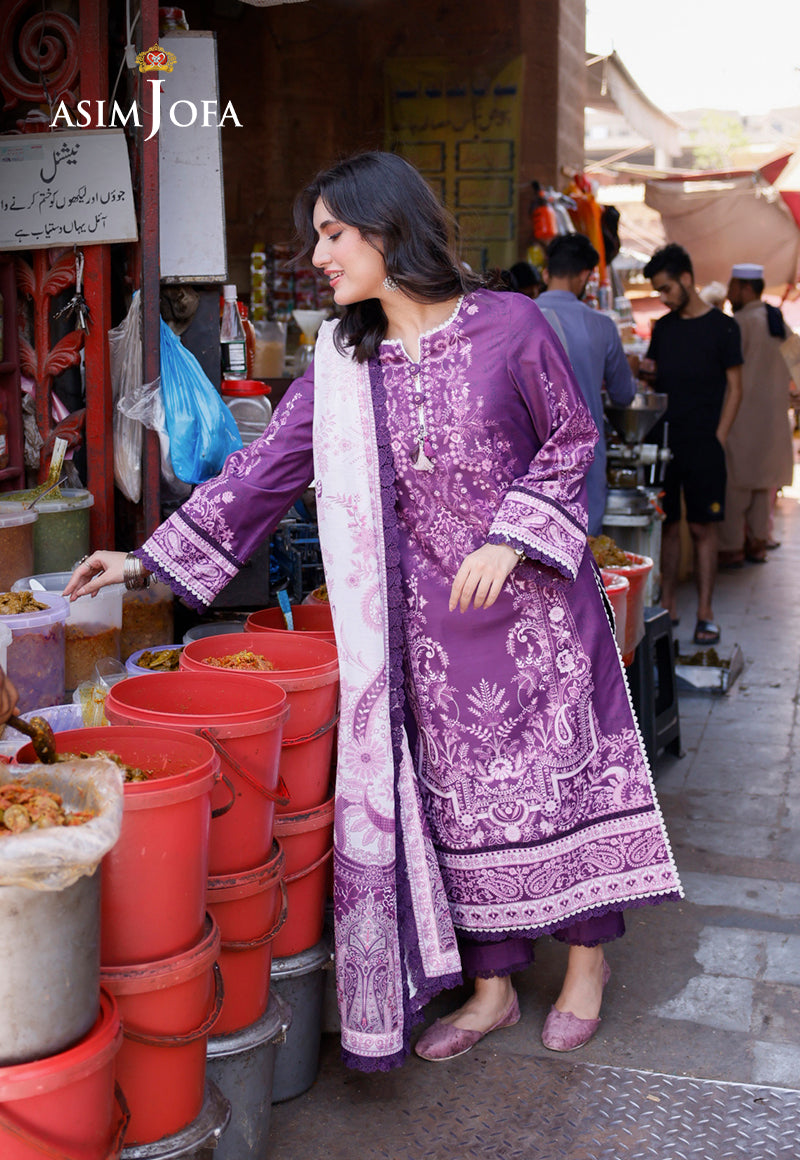 AJPL-20 PRINTED ARABIC LAWN 3 PCS
