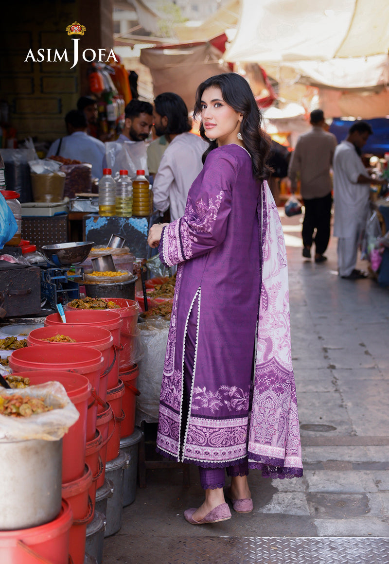 AJPL-20 PRINTED ARABIC LAWN 3 PCS