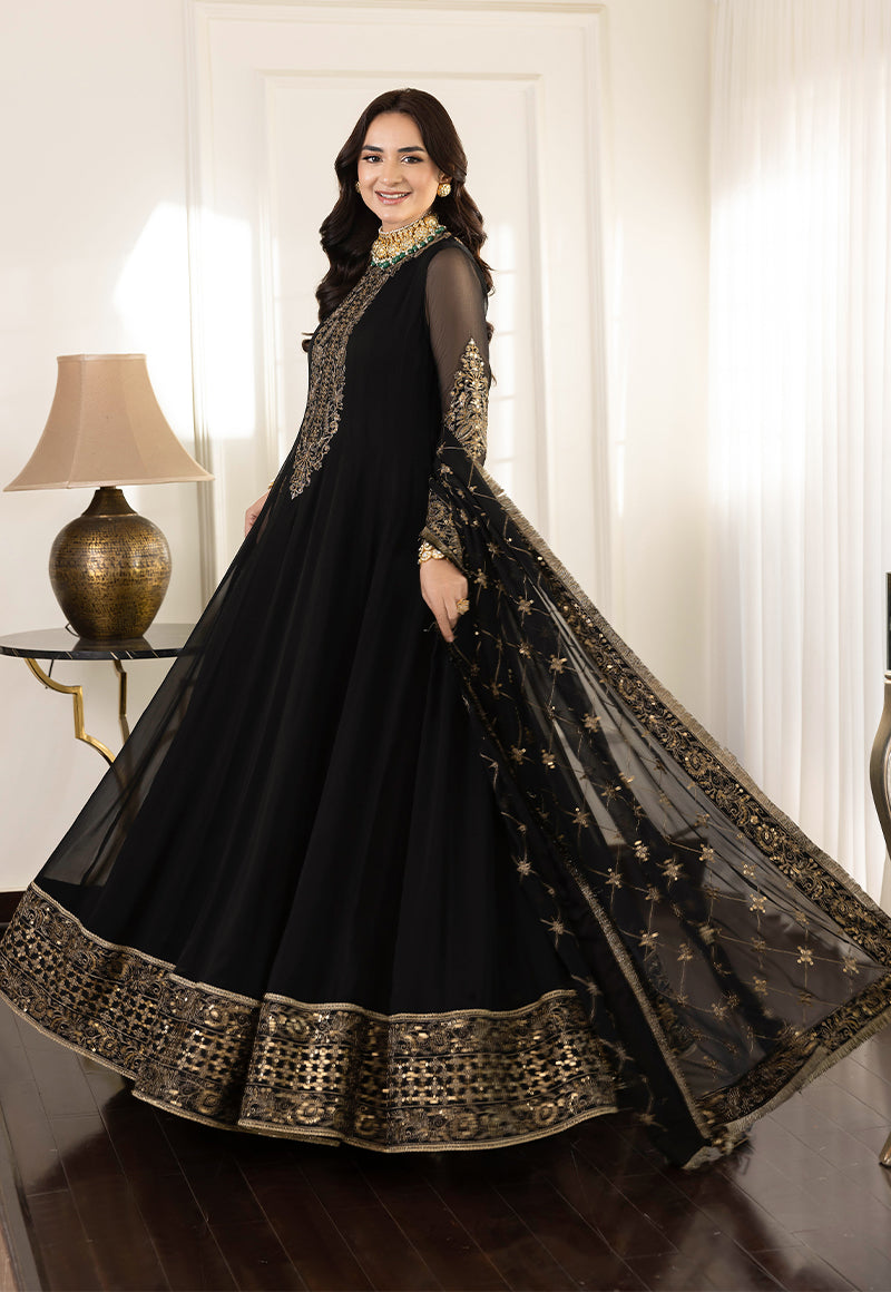 AJSM-35 EMBROIDERED CHIFFON 3 PCS