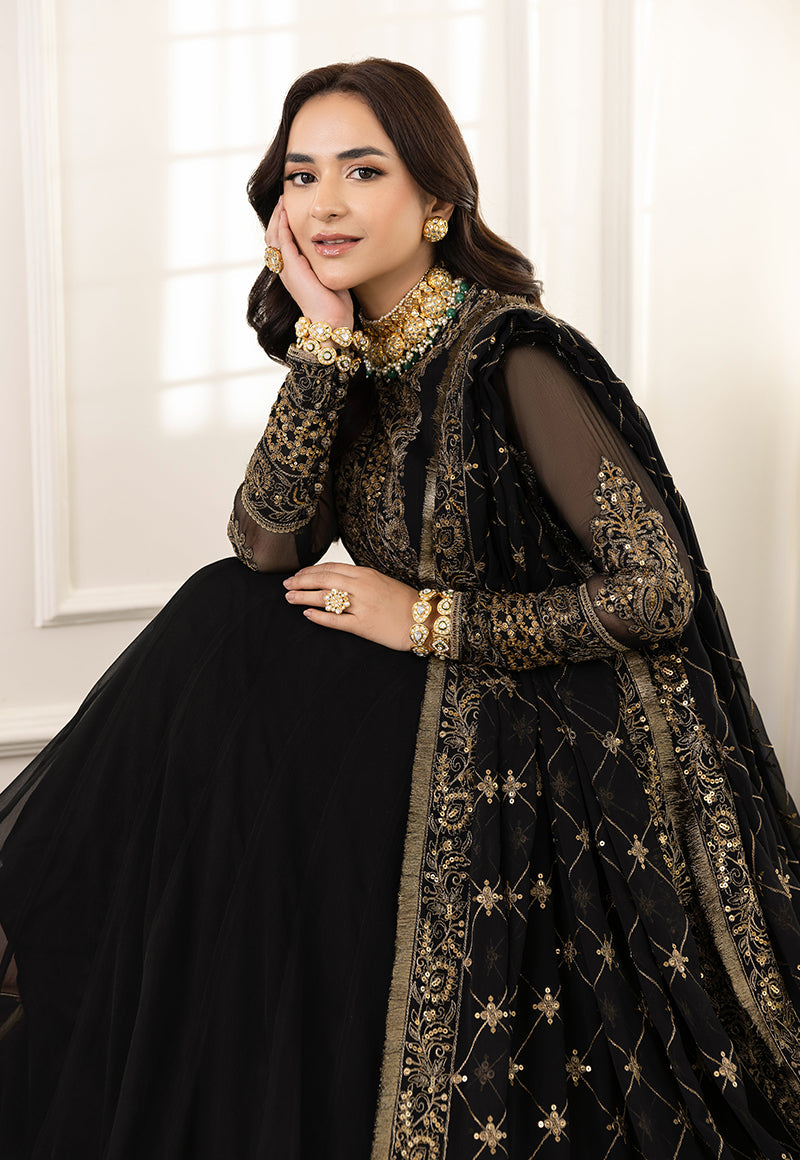 AJSM-35 EMBROIDERED CHIFFON 3 PCS