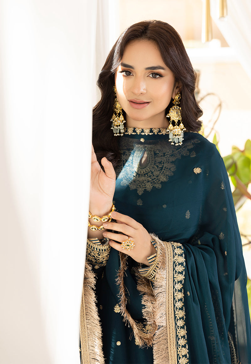 AJSM-31 EMBROIDERED CHIFFON 3 PCS