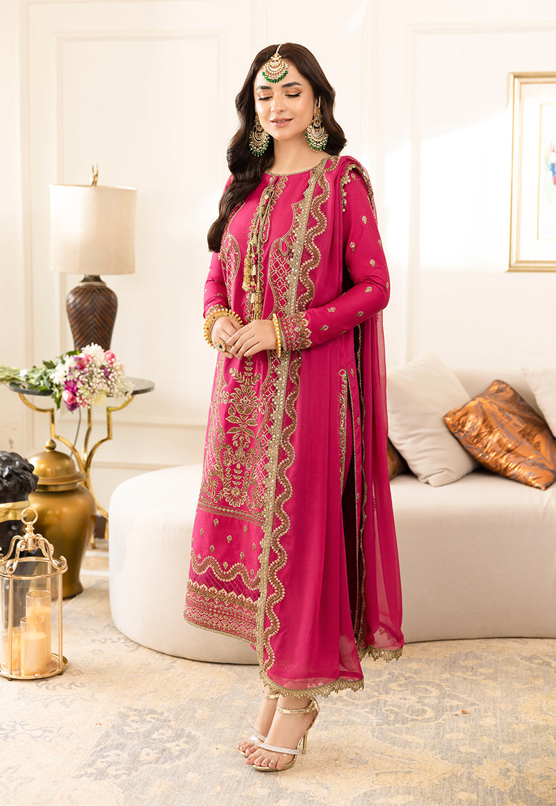 AJSM-28 EMBROIDERED SILK 3 PCS