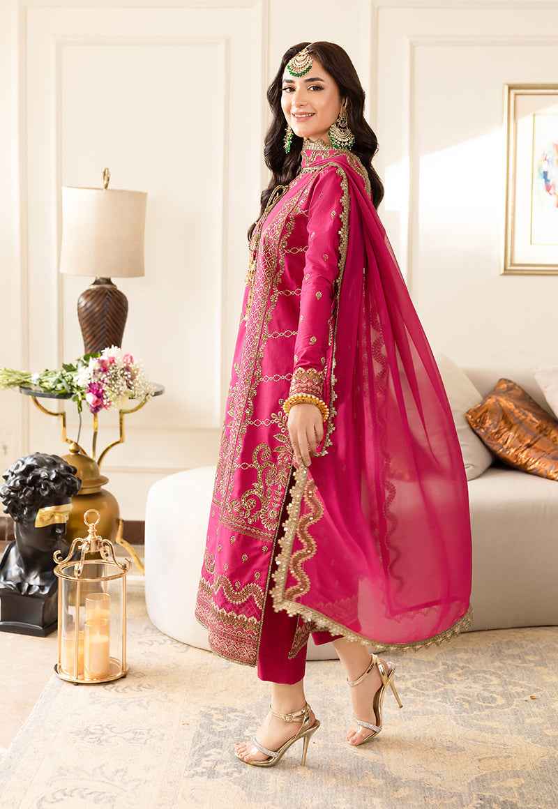 AJSM-28 EMBROIDERED SILK 3 PCS
