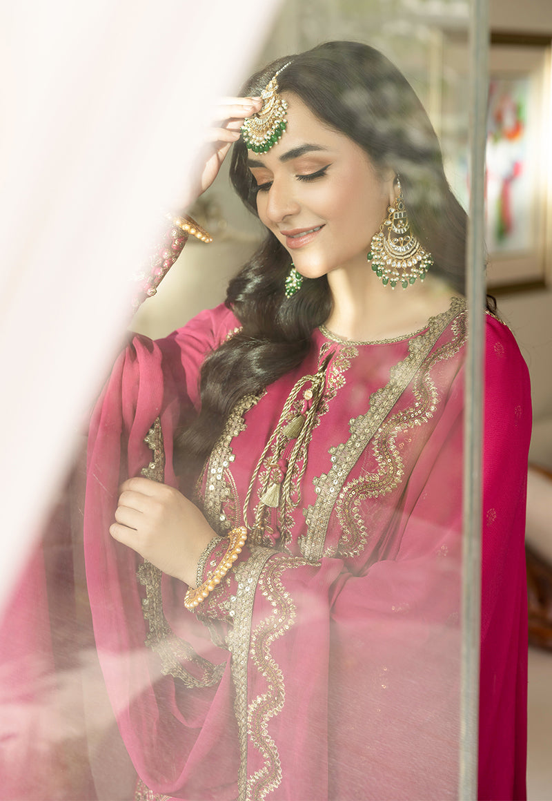 AJSM-28 EMBROIDERED SILK 3 PCS