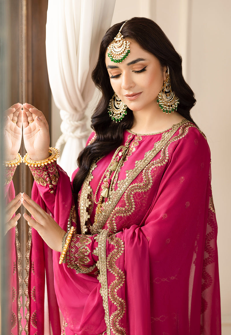 AJSM-28 EMBROIDERED SILK 3 PCS
