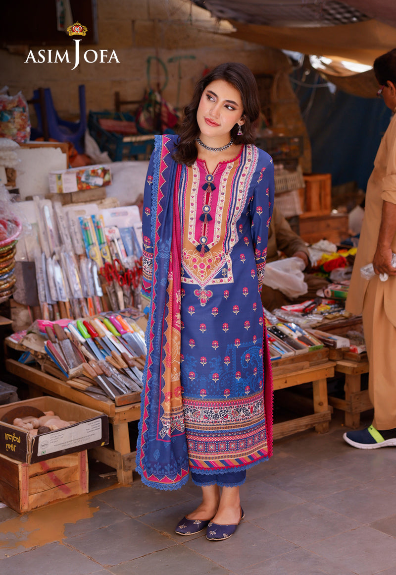 AJPL-12 PRINTED ARABIC LAWN 3 PCS
