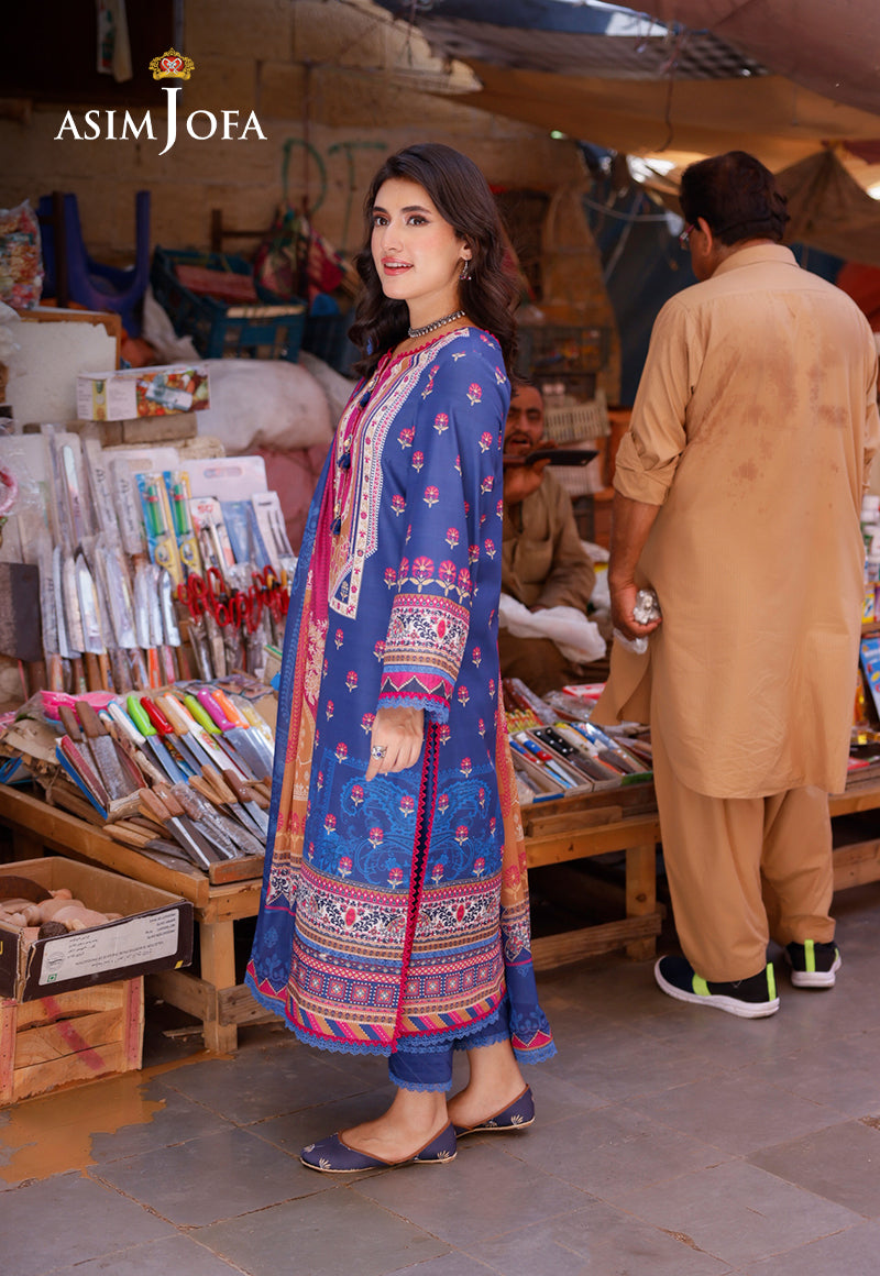 AJPL-12 PRINTED ARABIC LAWN 3 PCS
