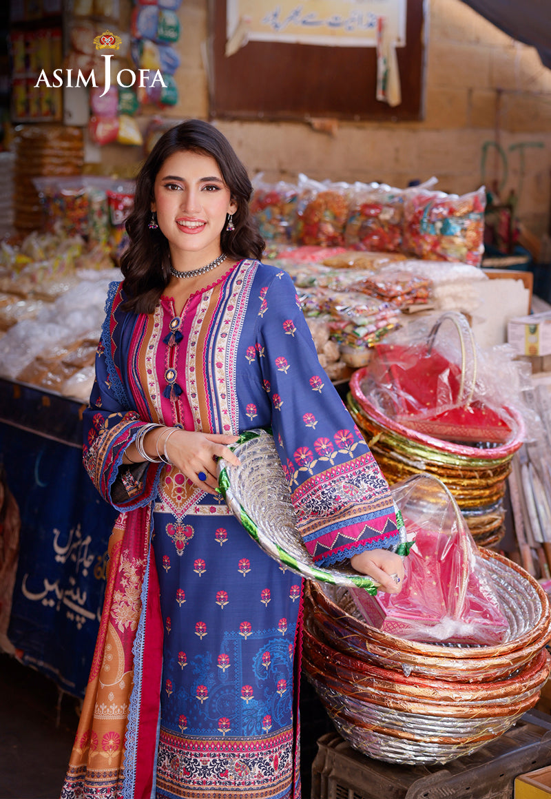 AJPL-12 PRINTED ARABIC LAWN 3 PCS
