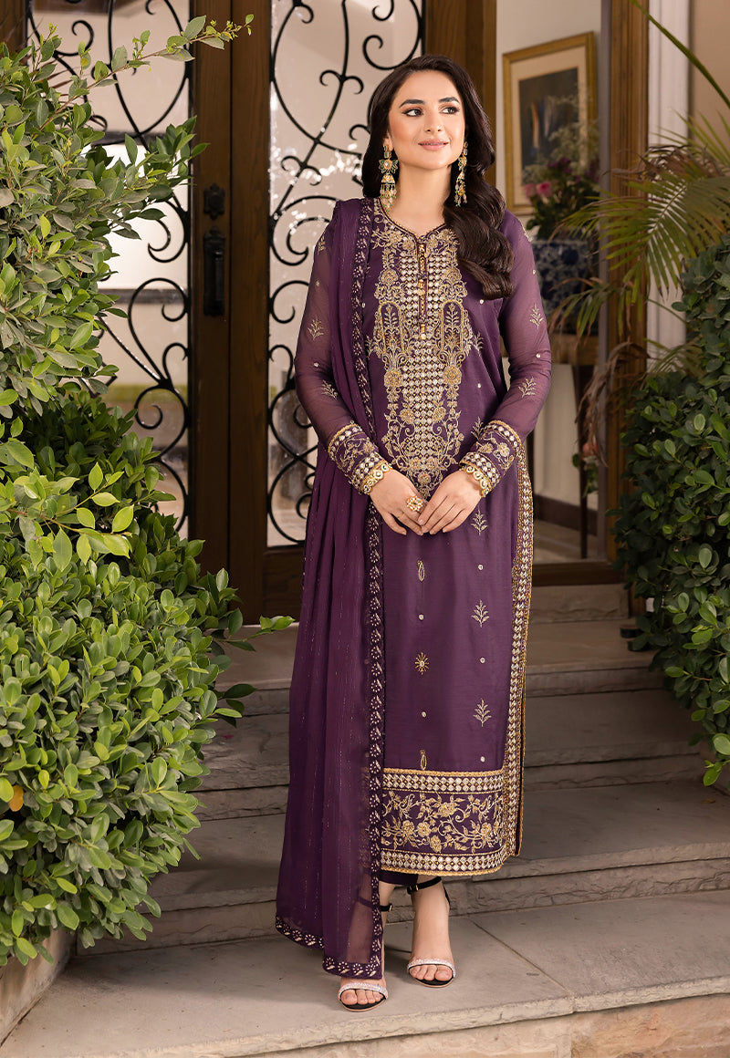 AJSM-44 EMBROIDERED POLY COTTON 3 PCS