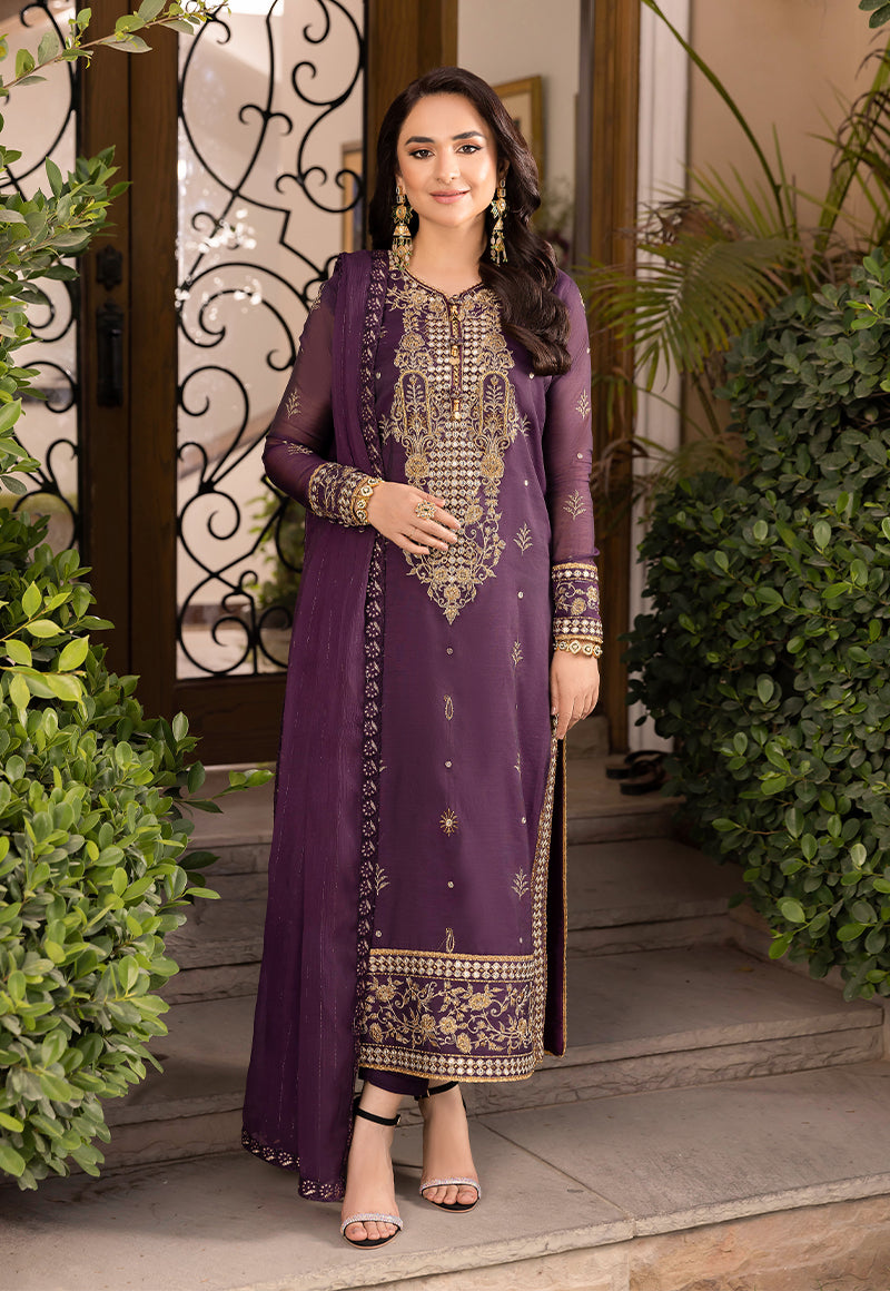 AJSM-44 EMBROIDERED POLY COTTON 3 PCS