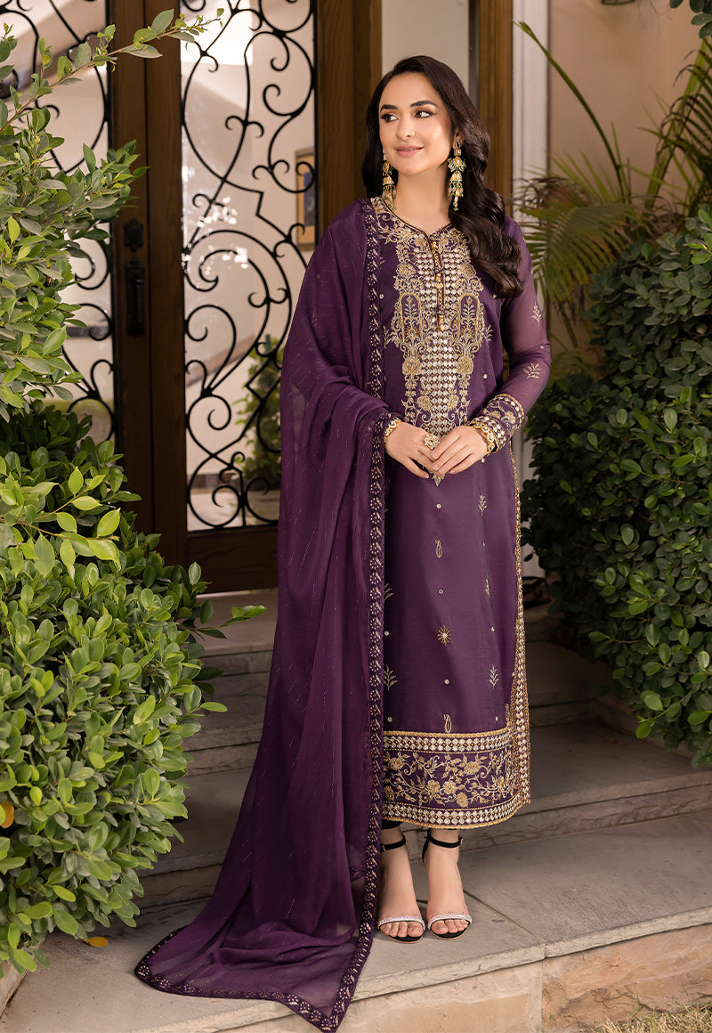 AJSM-44 EMBROIDERED POLY COTTON 3 PCS