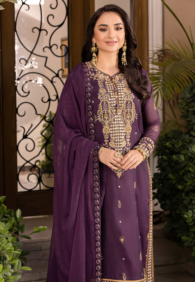 AJSM-44 EMBROIDERED POLY COTTON 3 PCS