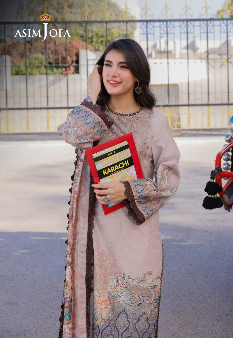 AJPL-16 PRINTED ARABIC LAWN 3 PCS