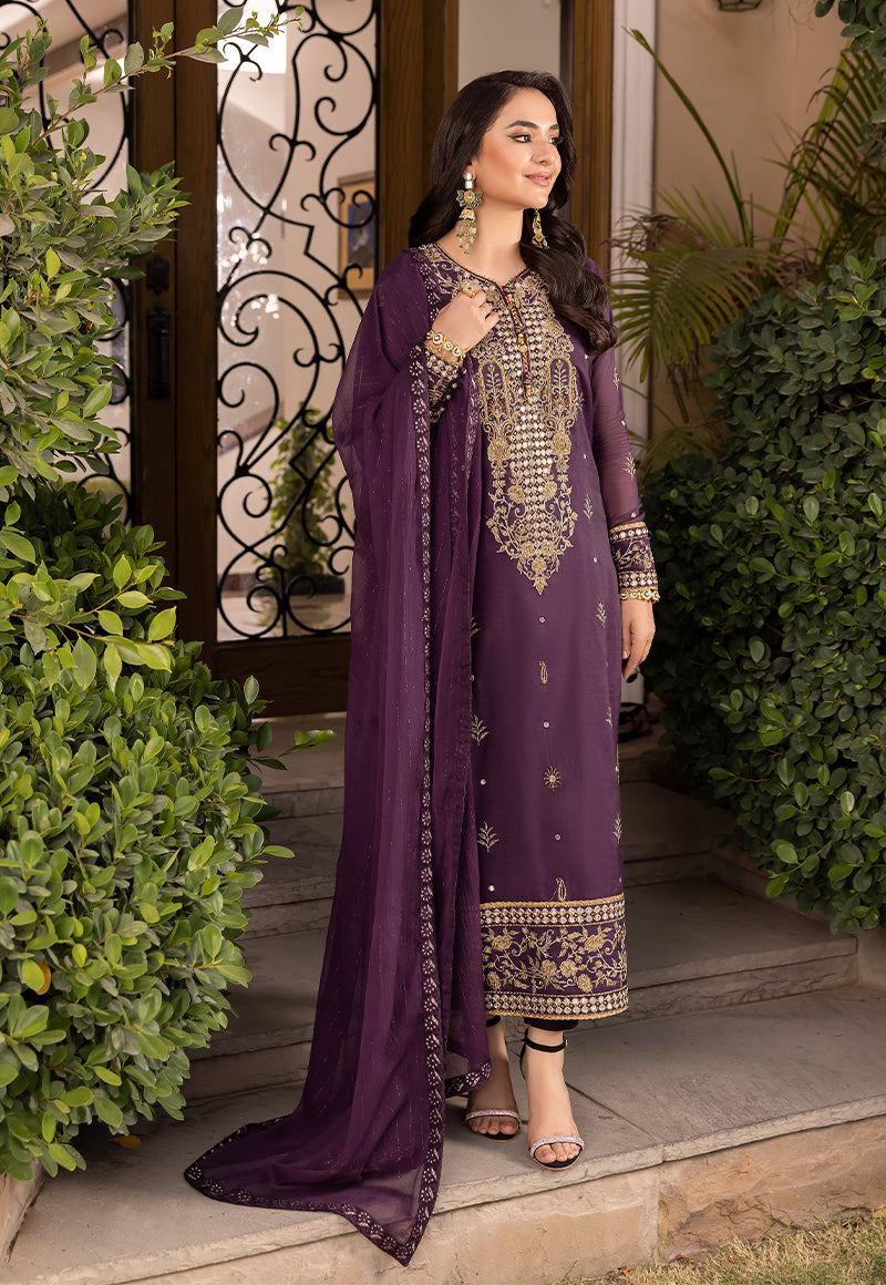 AJSM-44 EMBROIDERED POLY COTTON 3 PCS